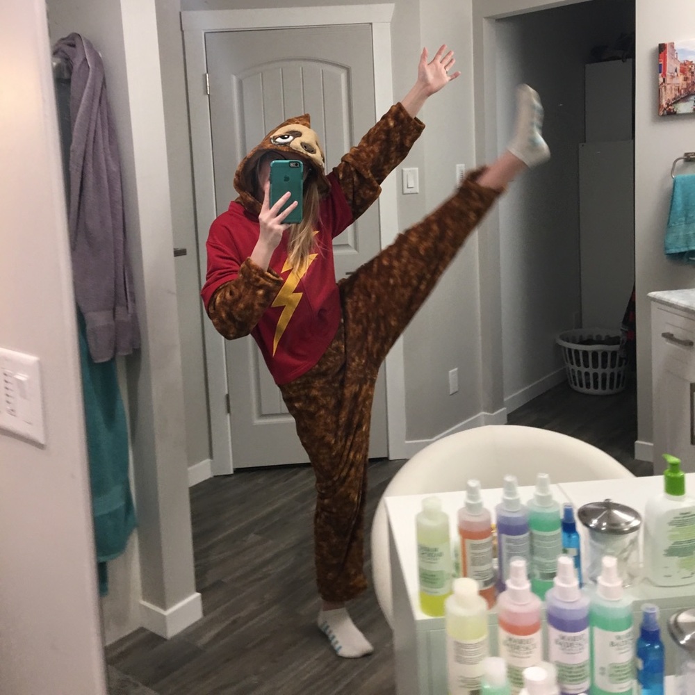 Flash from zootopia onesie